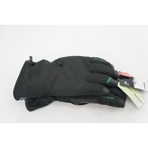 New W/ Tags Pair Head Unisex Ski Gloves M Medium Black Dupont Sorona